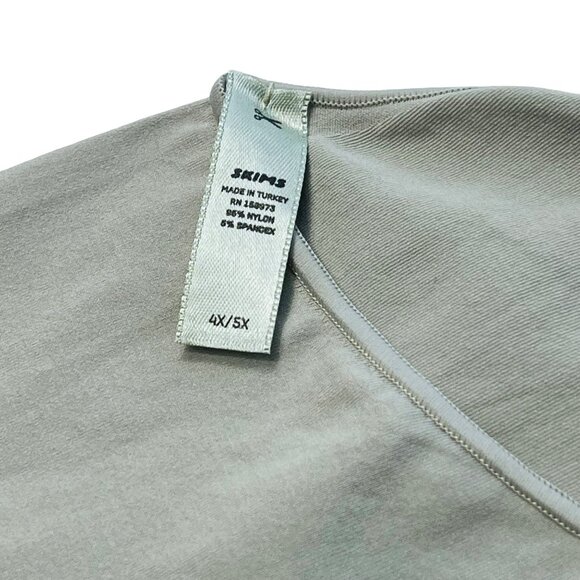 SKIMS‎ Essential Scoop Neck Bodysuit Agave Green 4X/5X - Picture 6 of 13